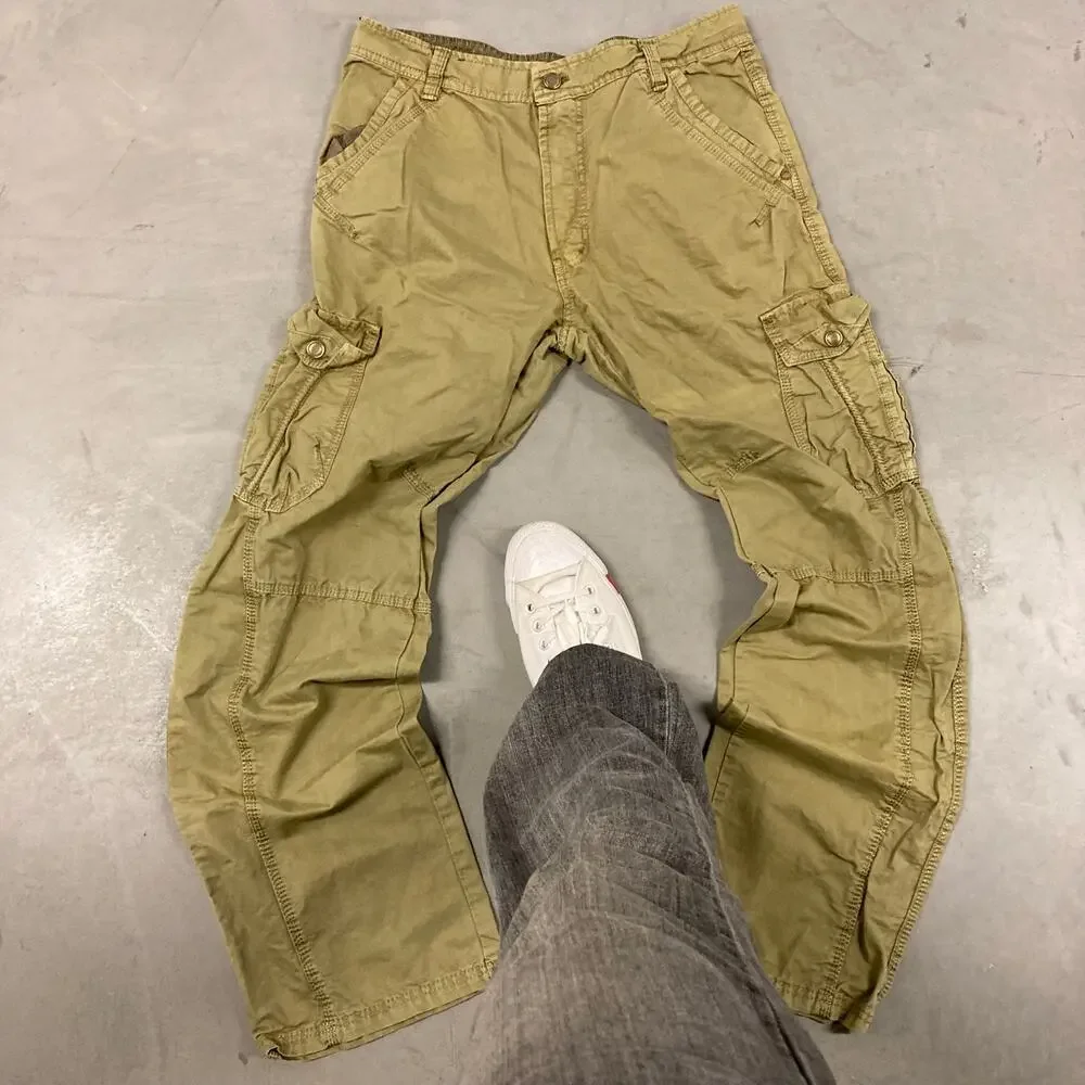 vintage avant guard deconstructed cargo pants 36x33